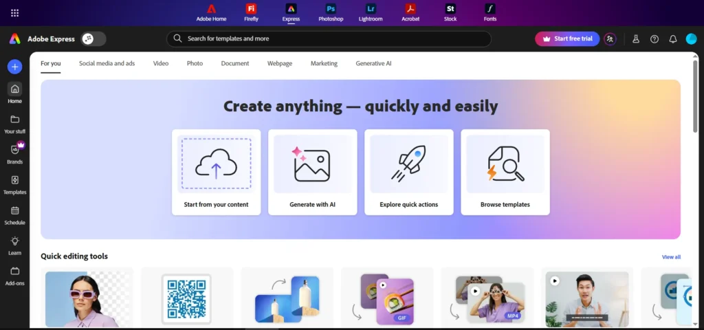 Adobe Express Review