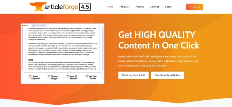 Article Forge Review