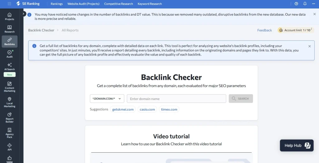 Backlink Checker