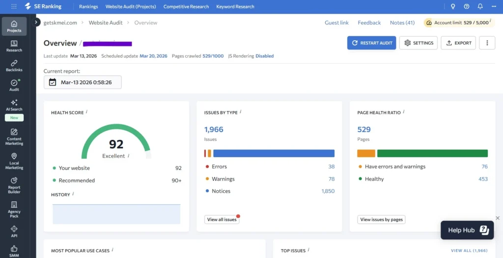 Technical Website Audit