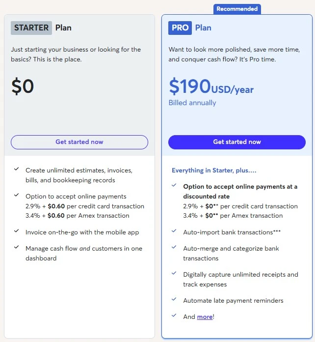 Wave Accounting pricing
